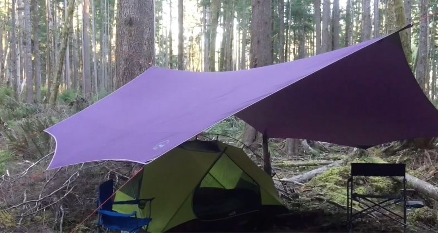 How to calculate correct tent tarp size for camping