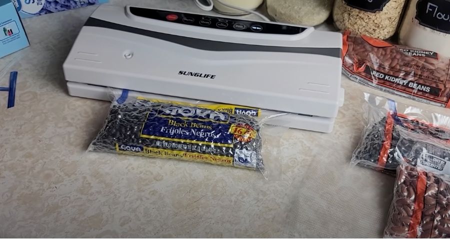 vacuum sealing beans