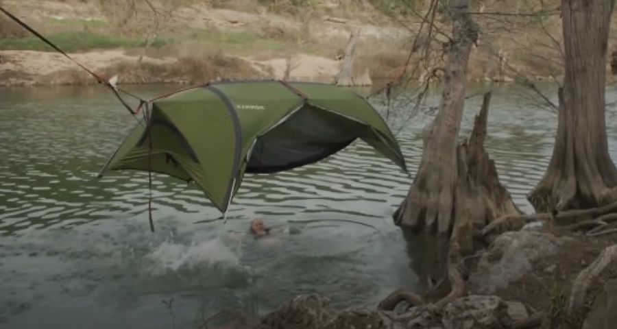 Ventajas de acampar en hamaca.