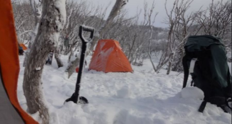 dig a hole in the ground and bury your water bottles to keep them from freezing