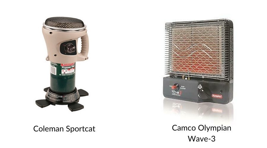 Are catalytic heaters safe in tents