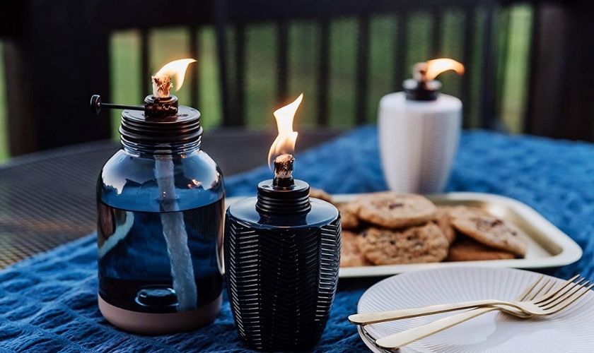 Tiki torch can also be used as an alternative to campfire